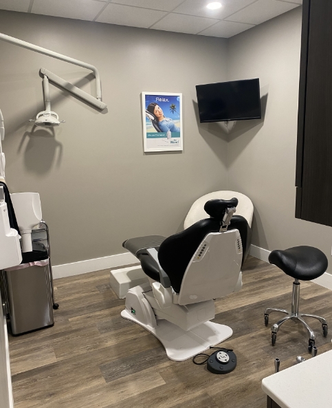 Dental treatment chair at Perez Family Dentistry in Marco Island