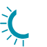 Animated circle that is half snowflake and half sun