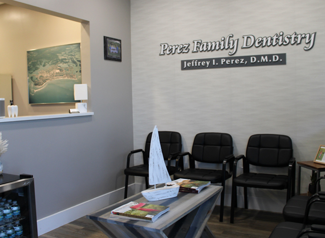 Waiting room at Perez Family Dentistry